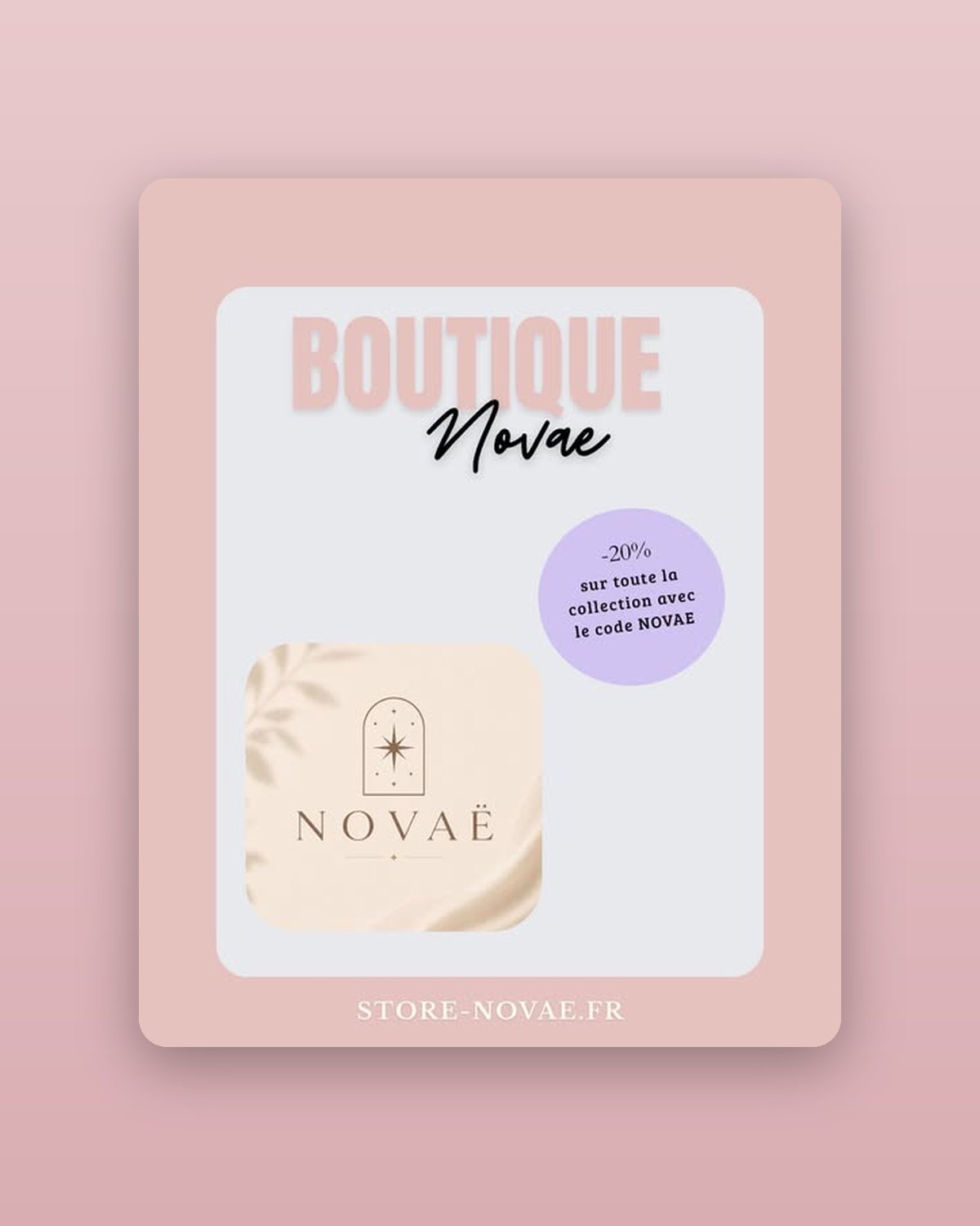 Annonce de collection avec code promo