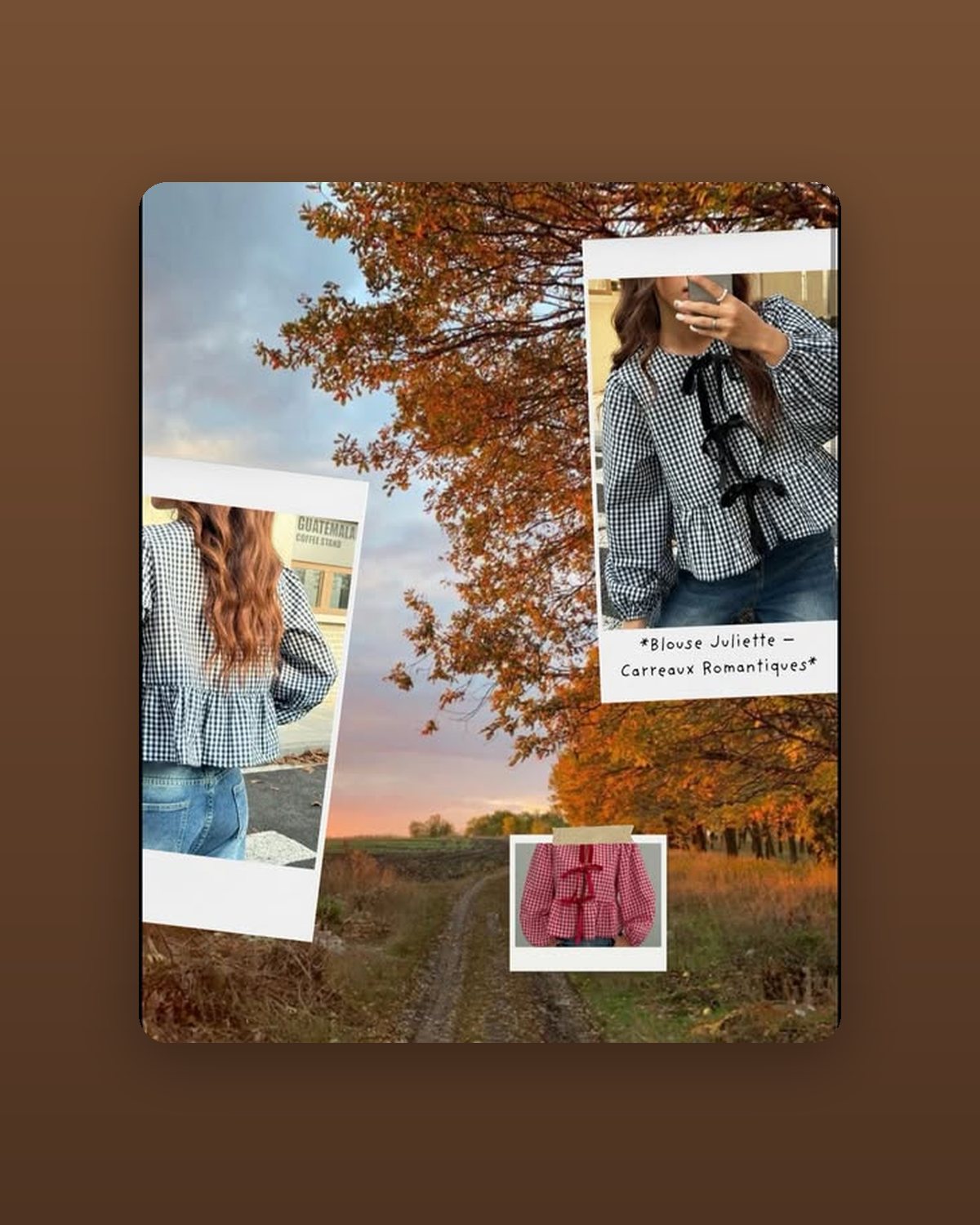 Ambiance d’automne : la blouse Juliette